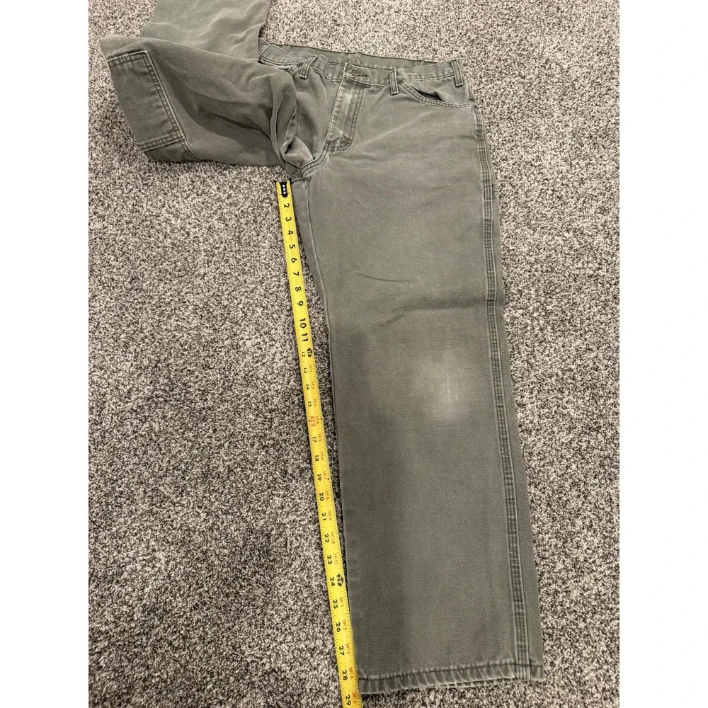 Dickies Carpenter Pants 32x29 Baggy Relaxed Workwear Utility Moss Green